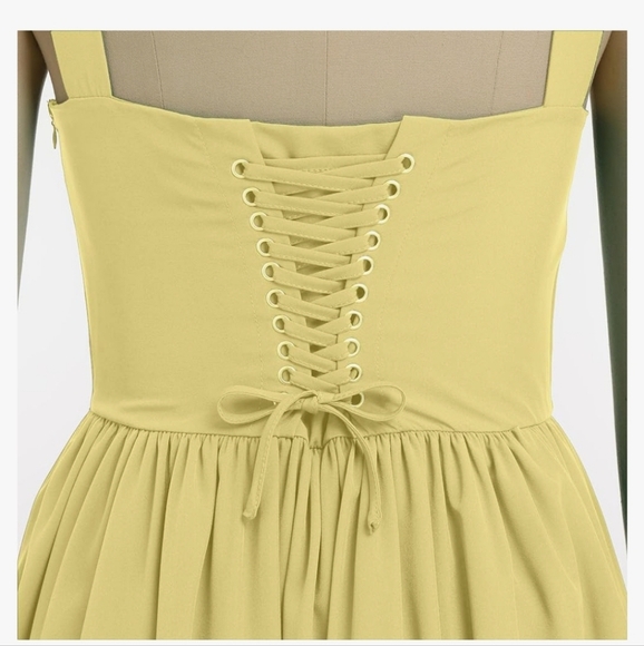 Yellow Corset Sundress - Picture 4 of 16